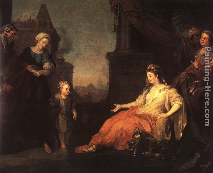 William Hogarth Moses Brought Before Pharaoh's Daughter